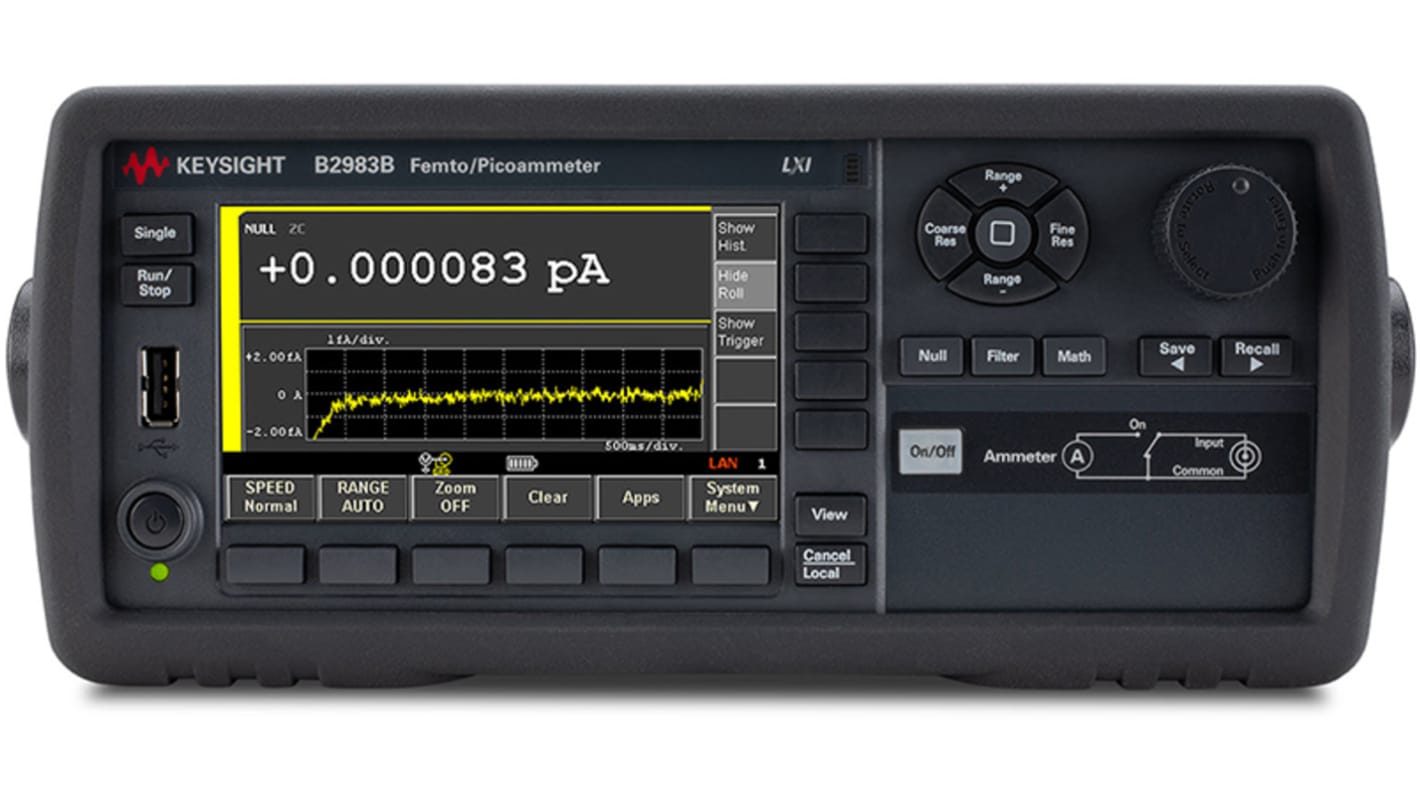 Picoampèremètre Keysight Technologies de table 20mA c.a.