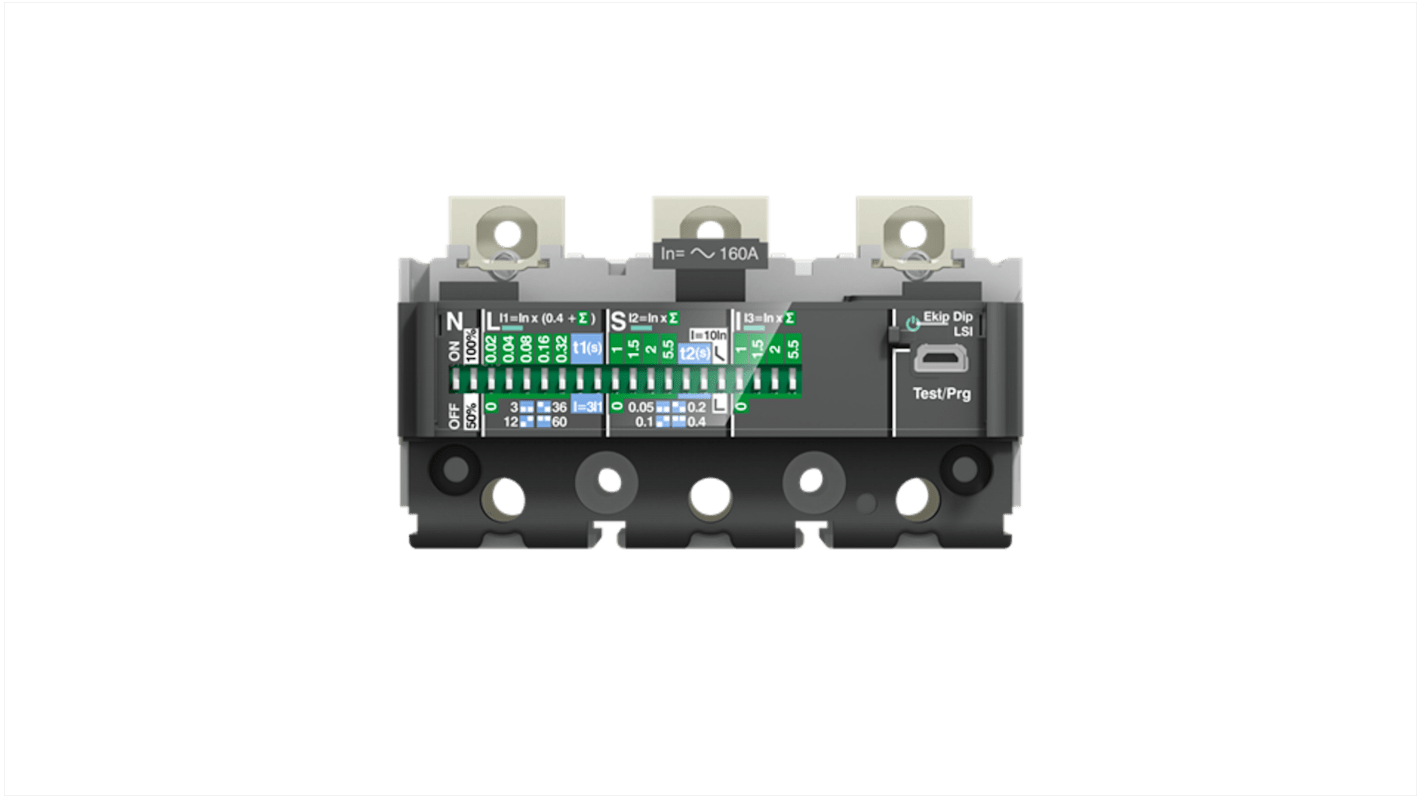 Unidad de disparo ABB 1SDA067494R1 MA 100 Im=600...1000 XT4 3 TMAX XT para uso con TMAX XT