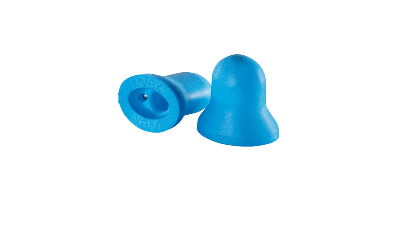 Uvex Uvex xact-fit Einweg Gehörschutzstöpsel EN352, PU Blau, SNR 26dB, 50 Paar