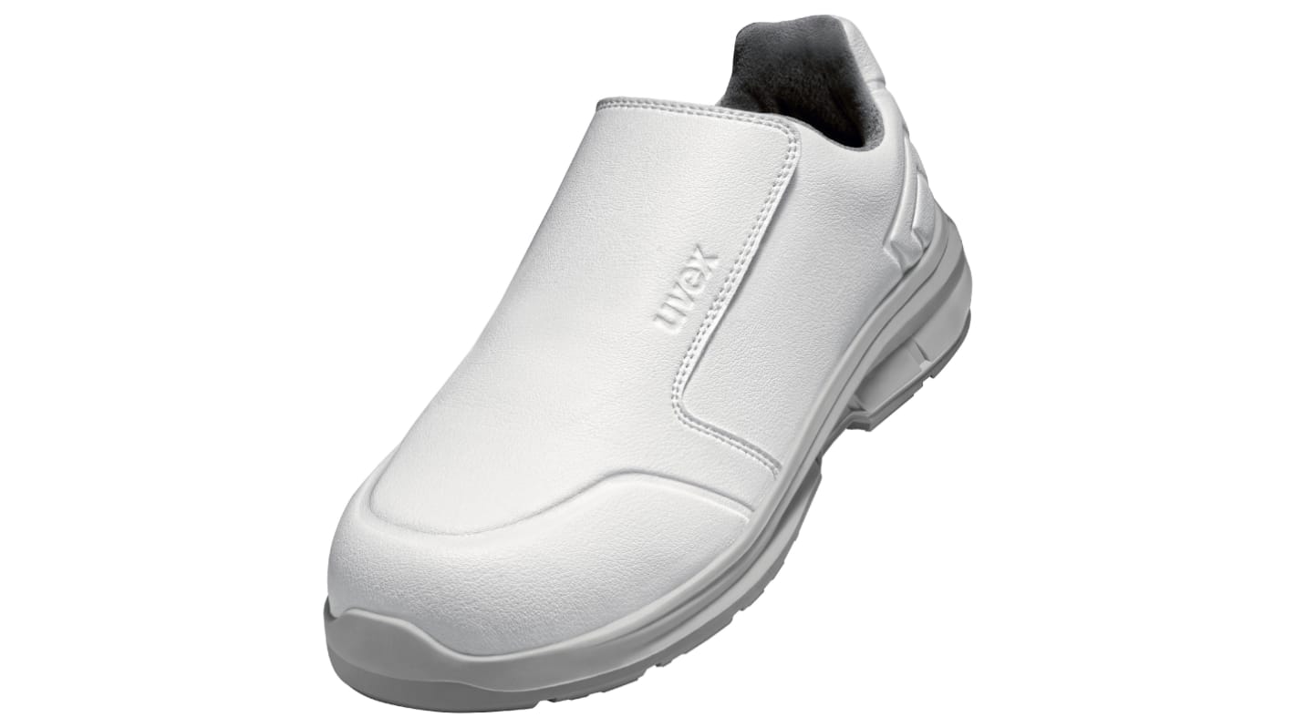 Scarpe antinfortunistiche S2 Uvex Uvex white, 35  Unisex, resistenti all'acqua, con puntale di sicurezza