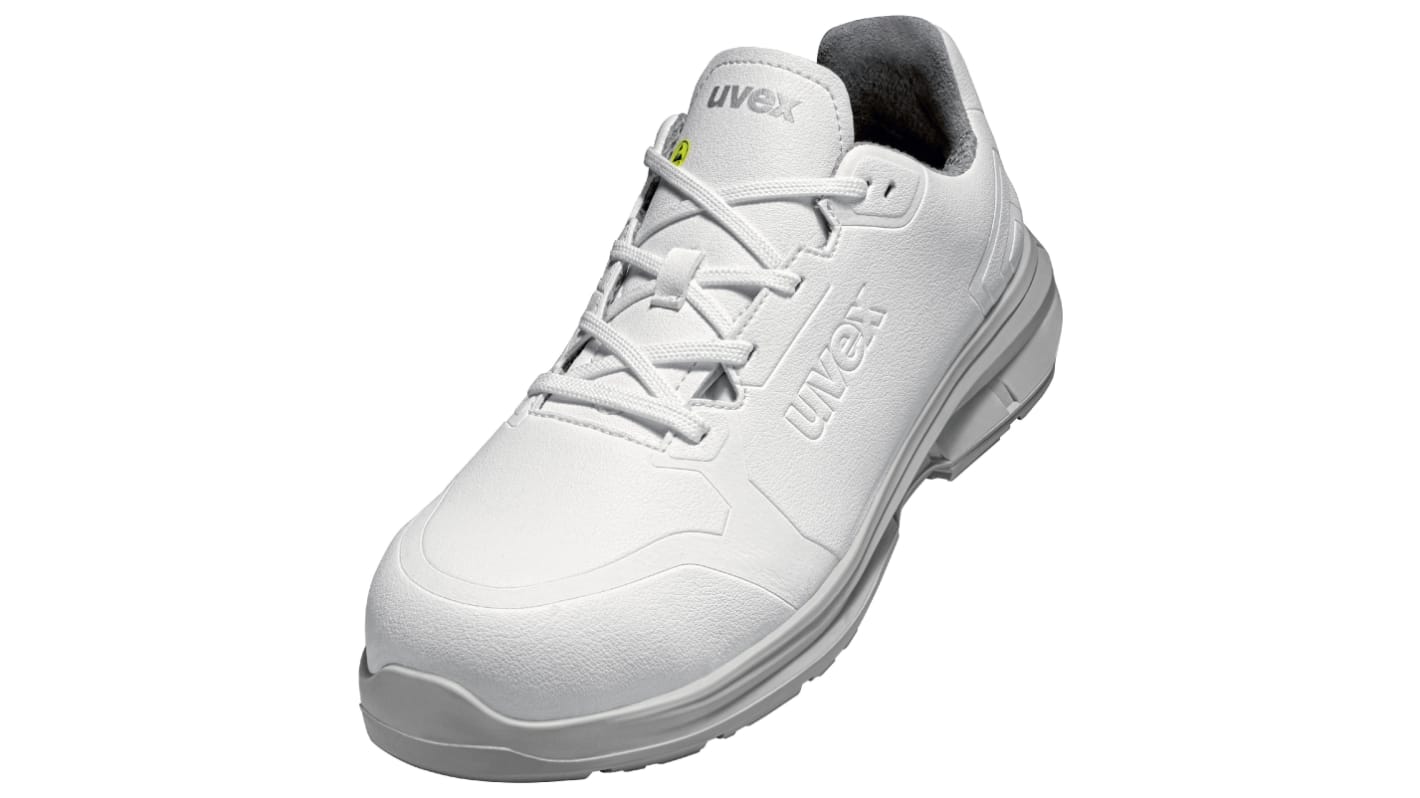 Uvex Uvex white Unisex White Composite Toe Capped Safety Shoes, UK 3, EU 35