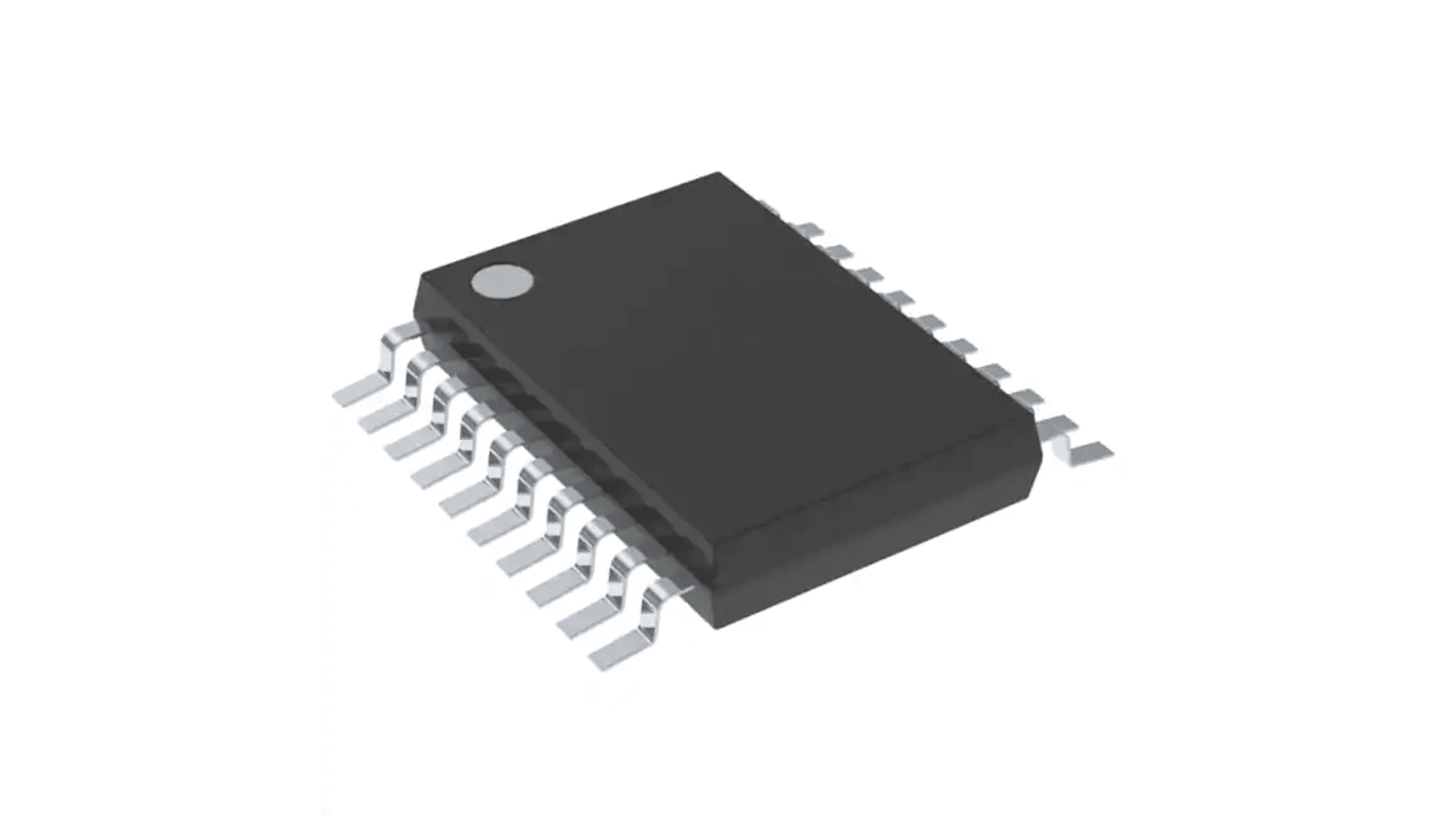 DAC MCP47FVB28-20E/ST, 8, 12 bit-, 70LSB, Seriale (I2C), 20-Pin, TSSOP