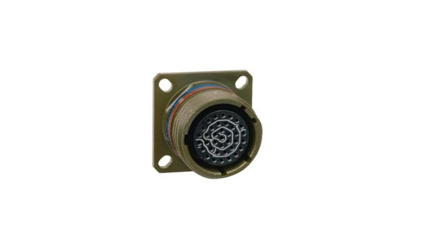 Amphenol Limited 6 Way Circular Connector Receptacle, Socket Contacts