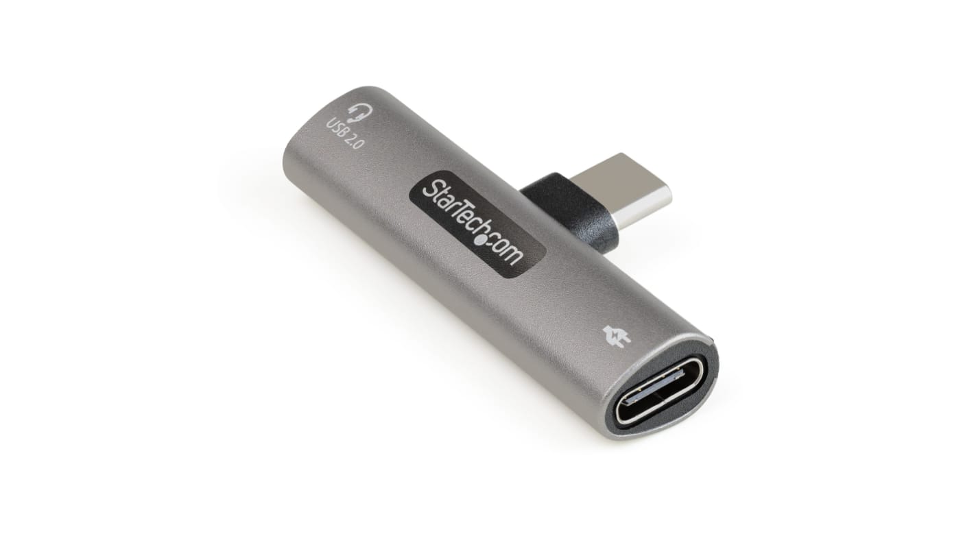 StarTech.com USB-C-Audio- und Ladeadapter AV-Adapter Male USB-C - Female USB-C, 50mm