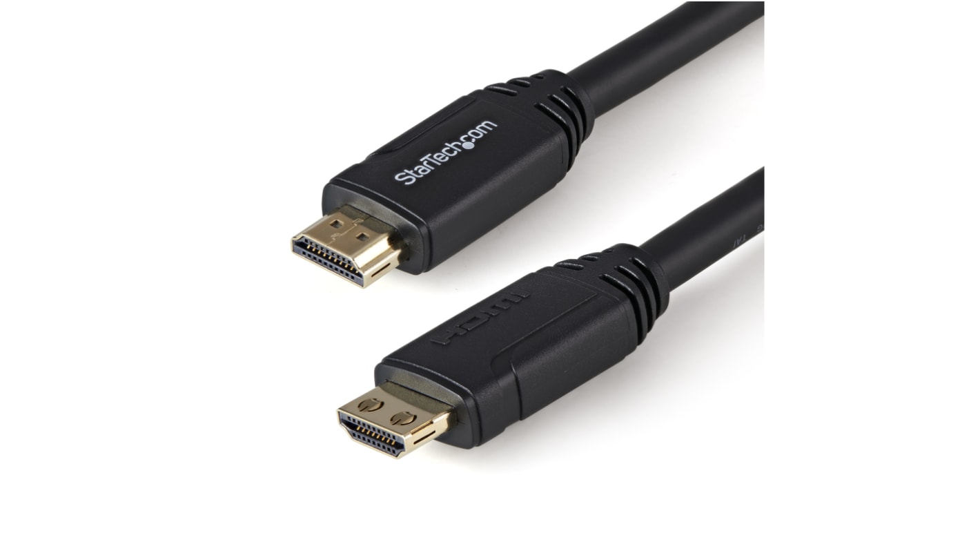 StarTech.com HDMI-Kabel A HDMI Stecker B HDMI Stecker Premium-Hochgeschwindigkeit 4K @ 60Hz max., 3m, Schwarz