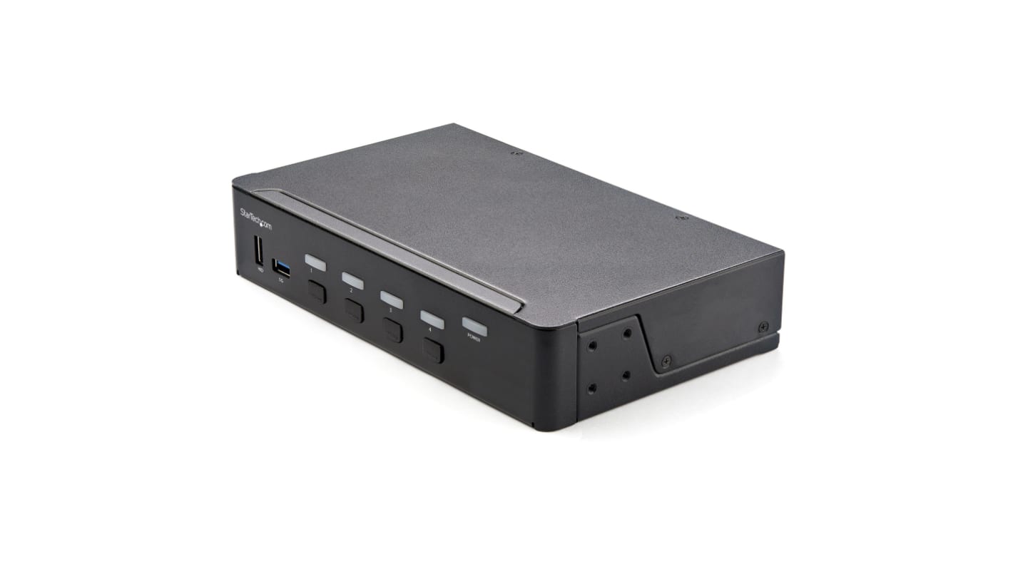 StarTech.com 4 Port USB HDMI KVM Switch, 3.5 mm Stereo 3840 x 2160 Maximum Resolution