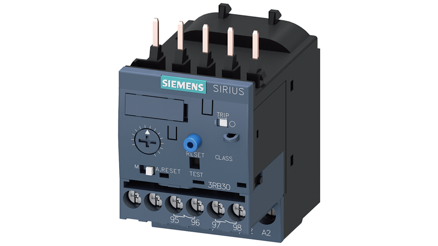 Relais de surcharge statique Siemens, 1 NO + 1 NF, 4 A