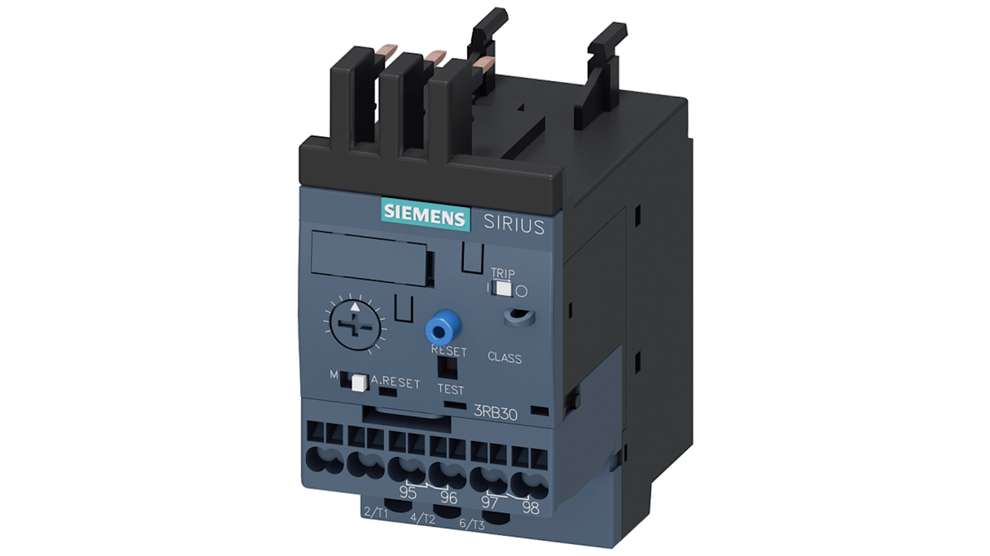 Relé de sobrecarga de estado sólido Siemens SIRIUS, 1 NA + 1 NC, 16 A