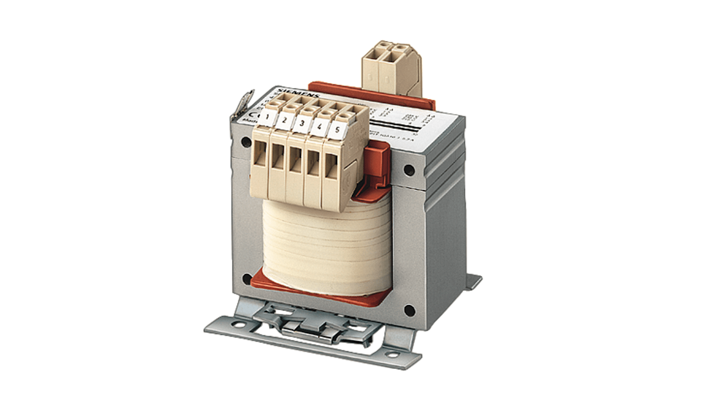 Siemens Single Phase 1600VA Isolation Transformer, 208 → 550V ac Primary, 115V ac Secondary, 6.96 →