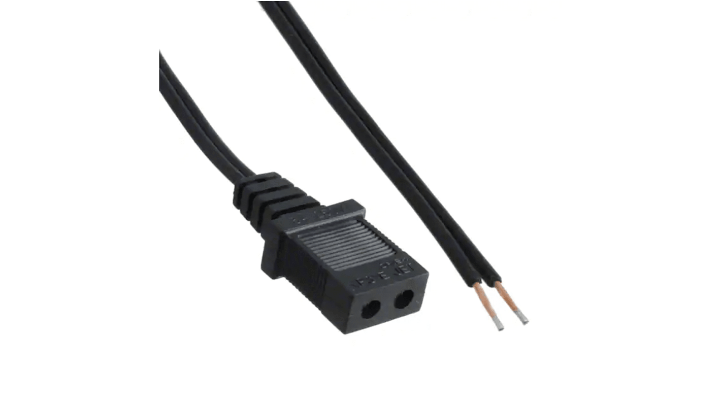 Latiguillo de Alimentación, Cable con conector macho, para usar con Ventilador ACDC, Sanyo Denki