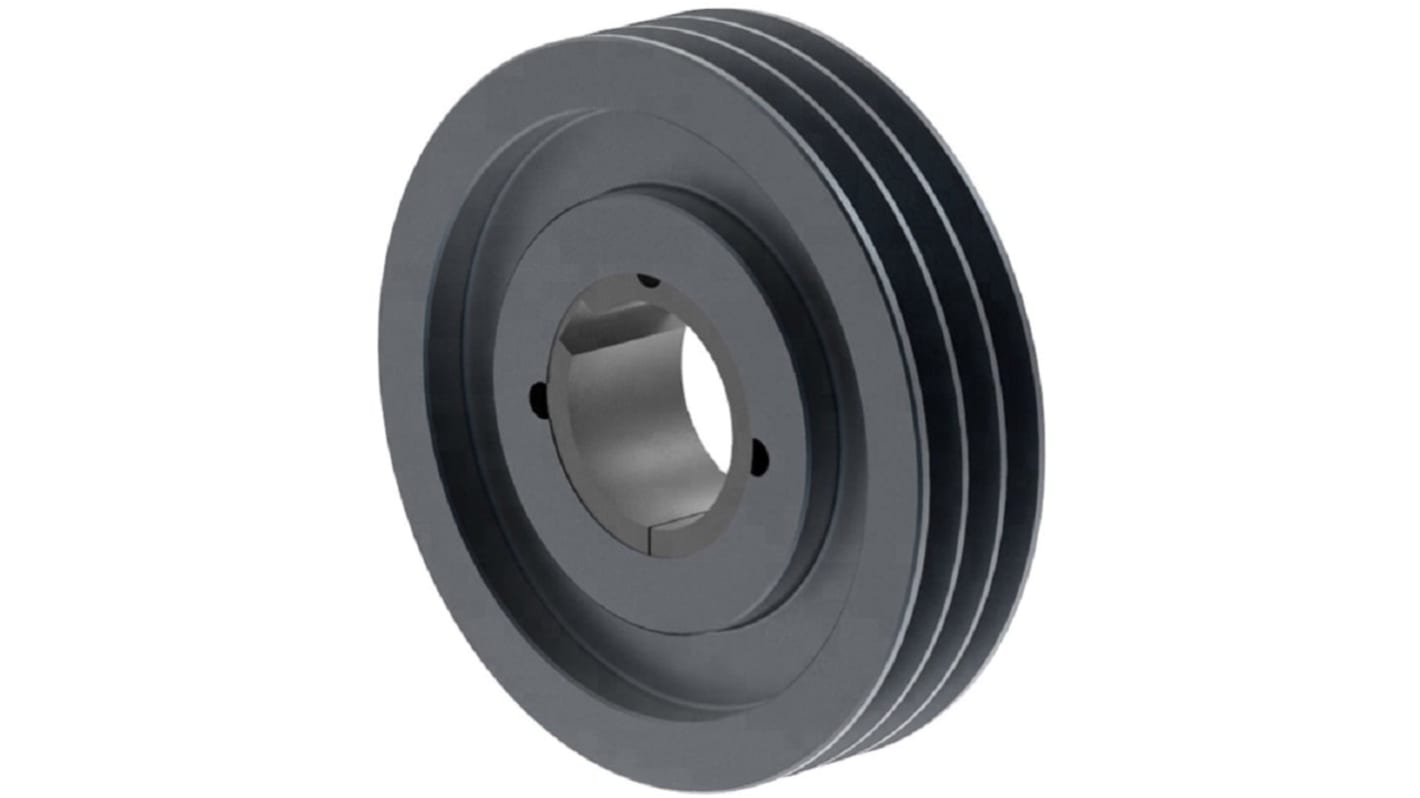 OPTIBELT Pulley, Cast Iron 10mm Belt Width x