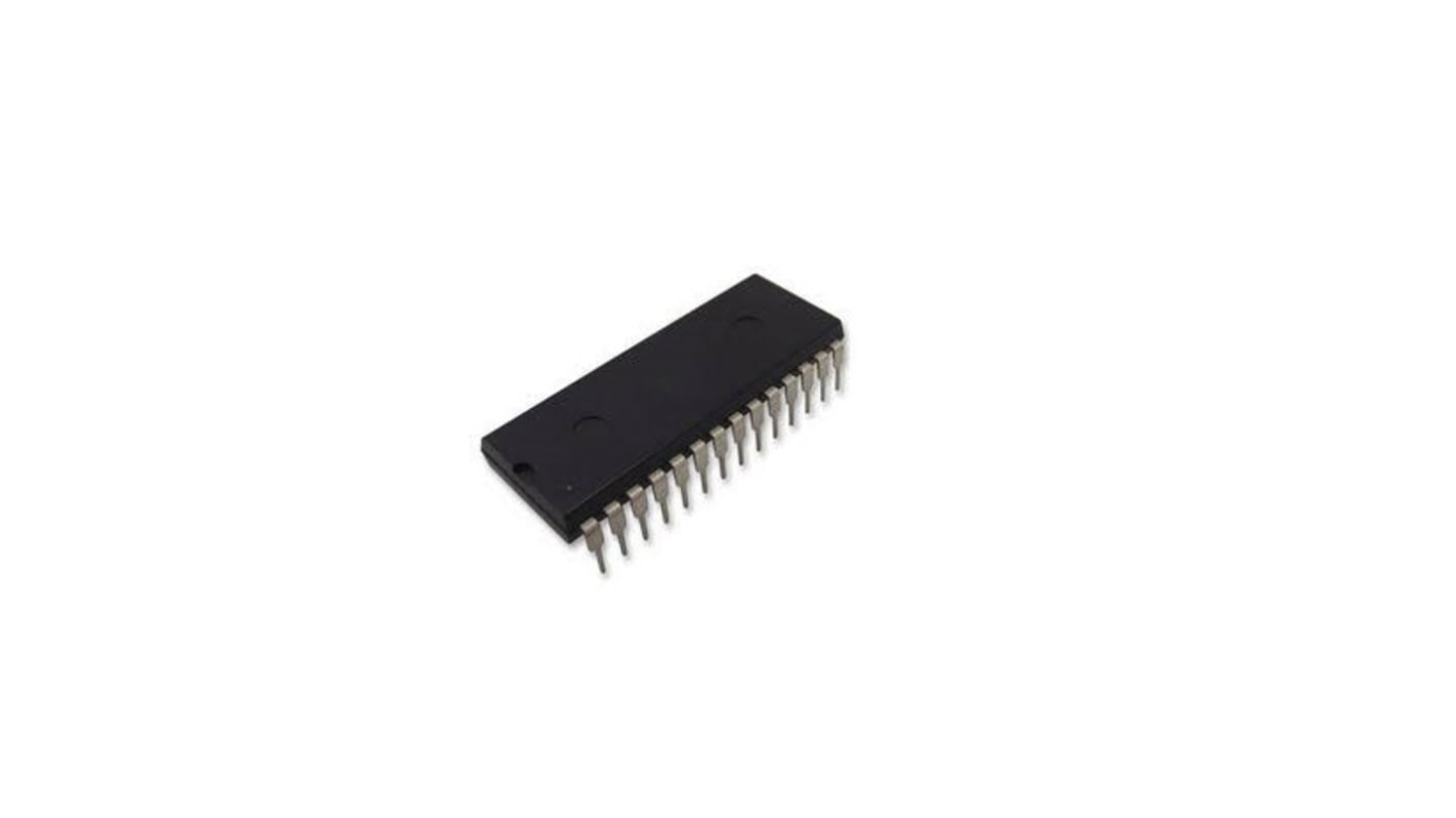 Microcontrolador Microchip PIC18F27Q43-I/SP, núcleo PIC, DIP de 28 pines
