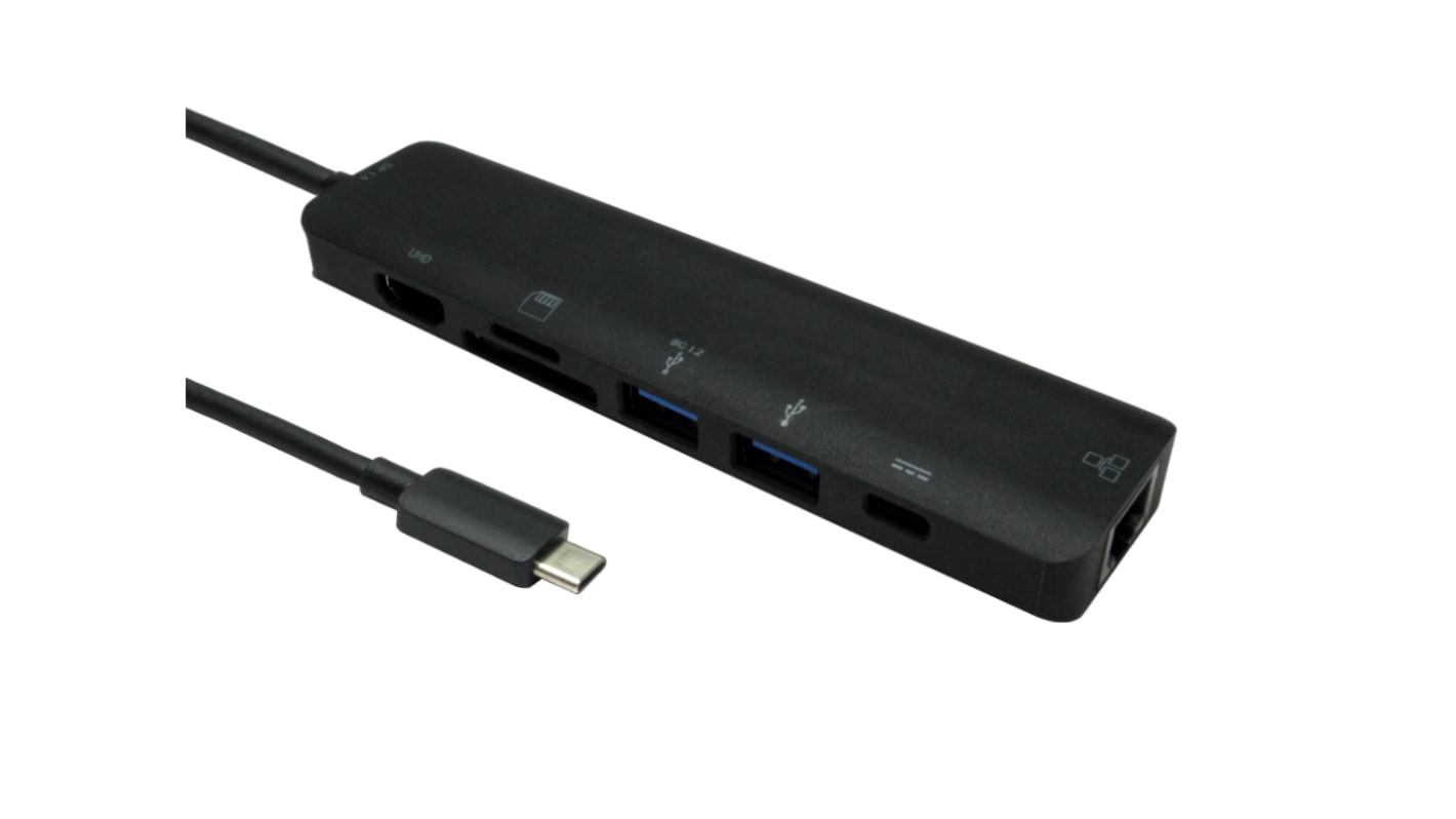 RS PRO Adapter, USB C, USB C 3 Display, - HDMI, 3840 x 2160