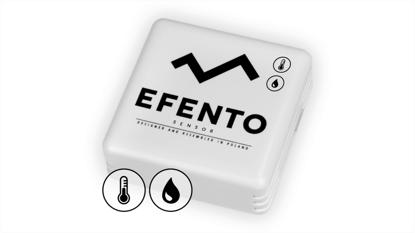 Efento 2-Kanal Feuchtigkeit, Temperatur Datenlogger, 3.6V / 2700mA