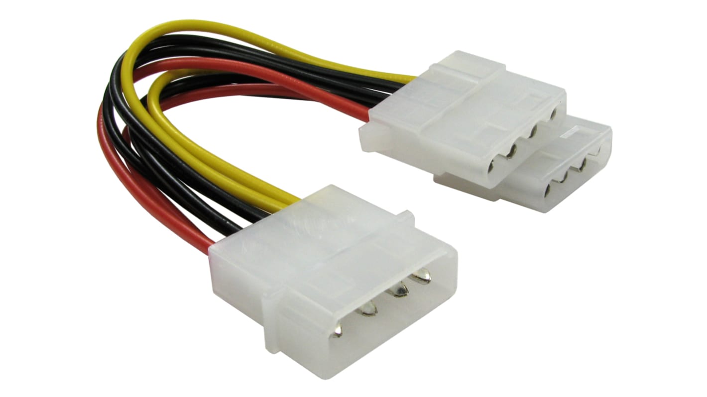 RS PRO Male 4 Pin Molex Male 4 Pin Molex x 2 Wire to Board Cable