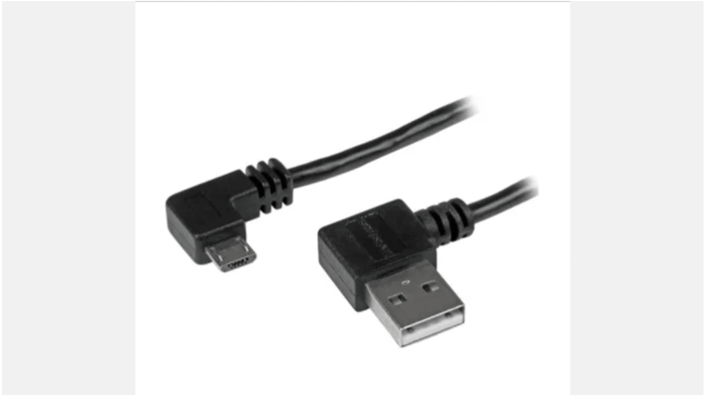 RS PRO USB 2.0 Cable, Male USB A to Male Micro USB B Cable, 1m RS
