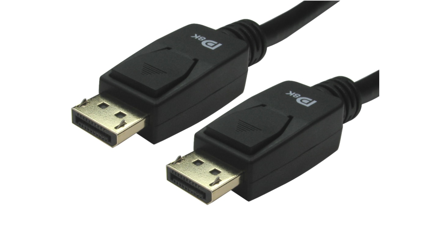 Cable DisplayPort RS PRO, con. A: DisplayPort macho, con. B: DisplayPort macho, long. 1m