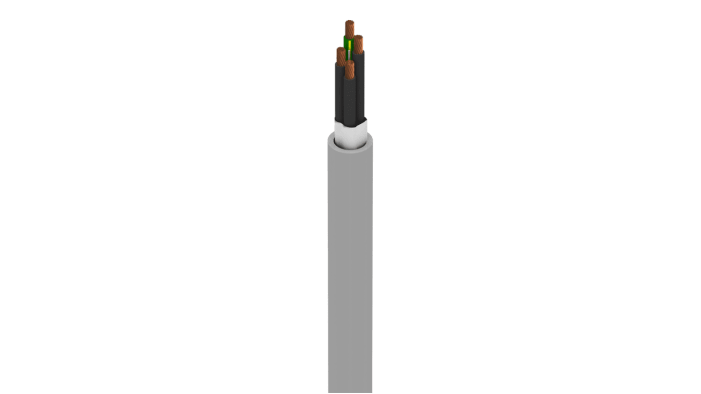 Cable multiconductor Alpha Wire Xtra-Guard FLEX Performance Cable de 4 núcleos, long. 305m