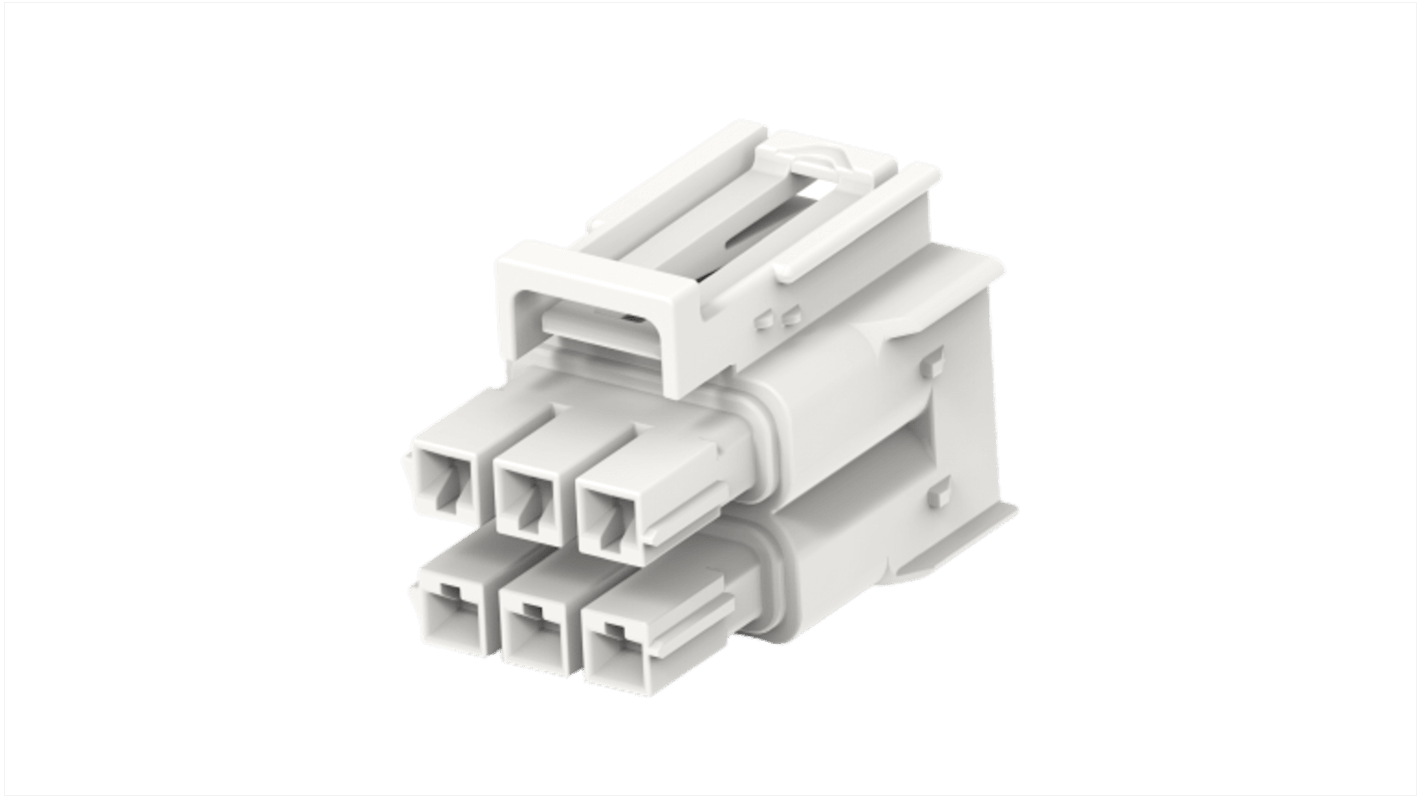 Connettore alimentazione TE Connectivity, 6 Pin, 15A, 600 V c.a.