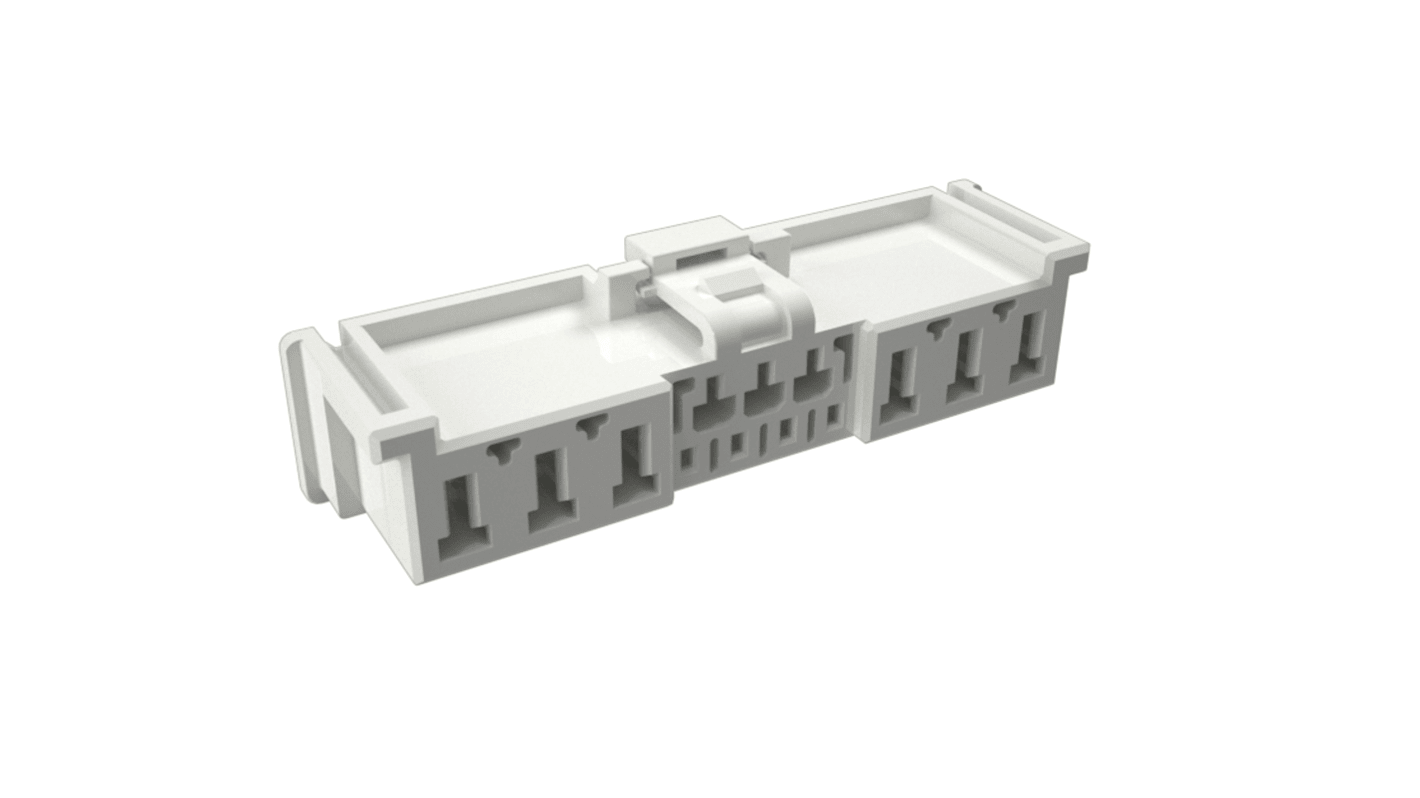 Amphenol ICC Receptacle Crimp Connector Housing, 1mm Pitch, 6, 7 Way