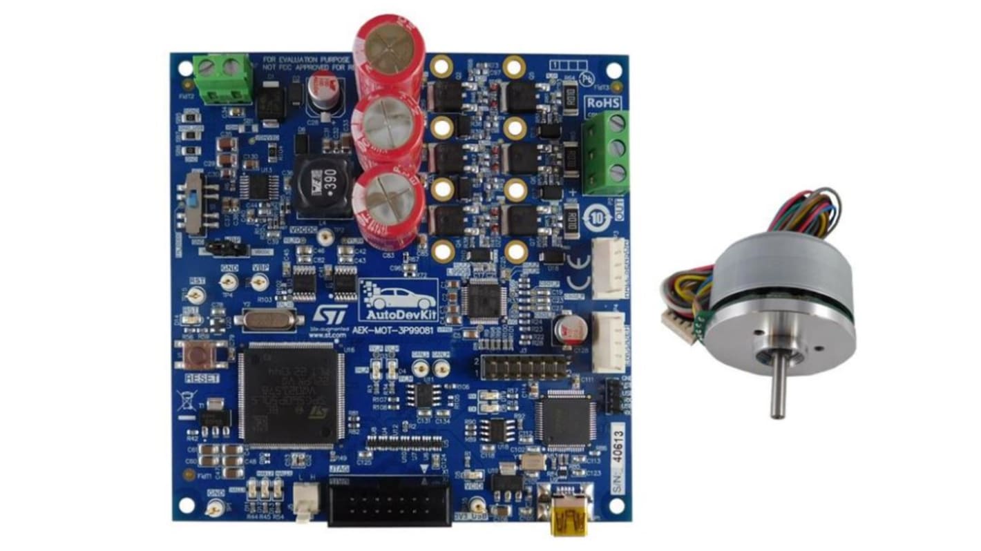 STMicroelectronics Motor Evaluation Board BLDC Motor for SPC560P & L9908 for BLCD Motor
