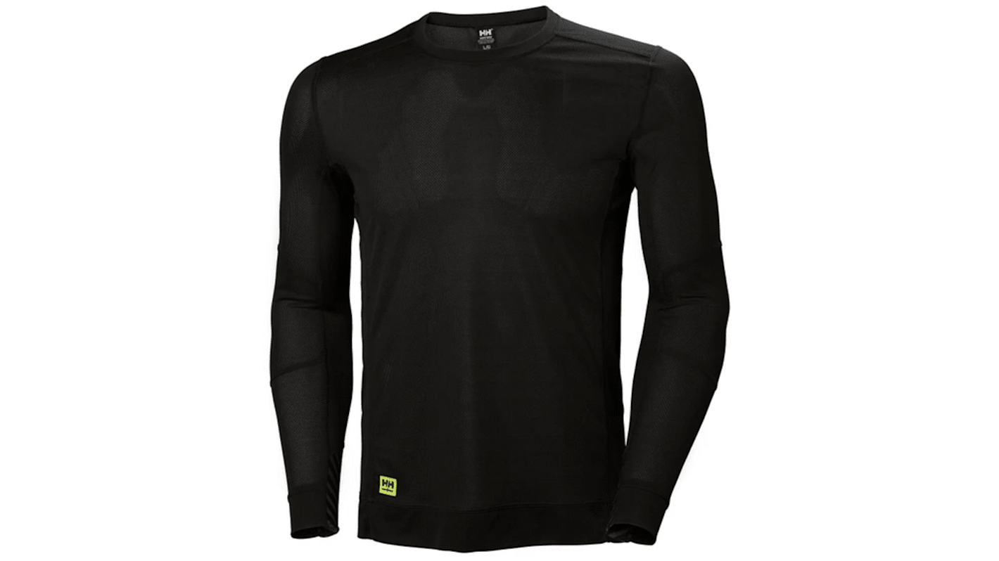 75105_990XS Helly Hansen Black Polypropylene Base Layer, XS RS