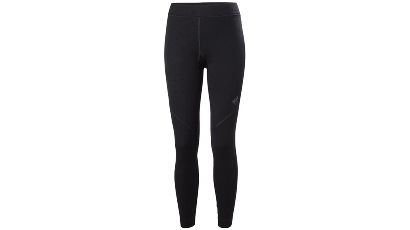 Helly Hansen Black 43 % Polypropylene, 57 % Merino Thermal Long Johns, M