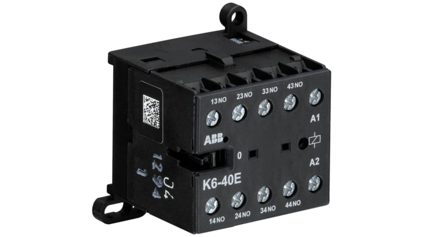 ABB Contactor Relay, 4 A, 4NO