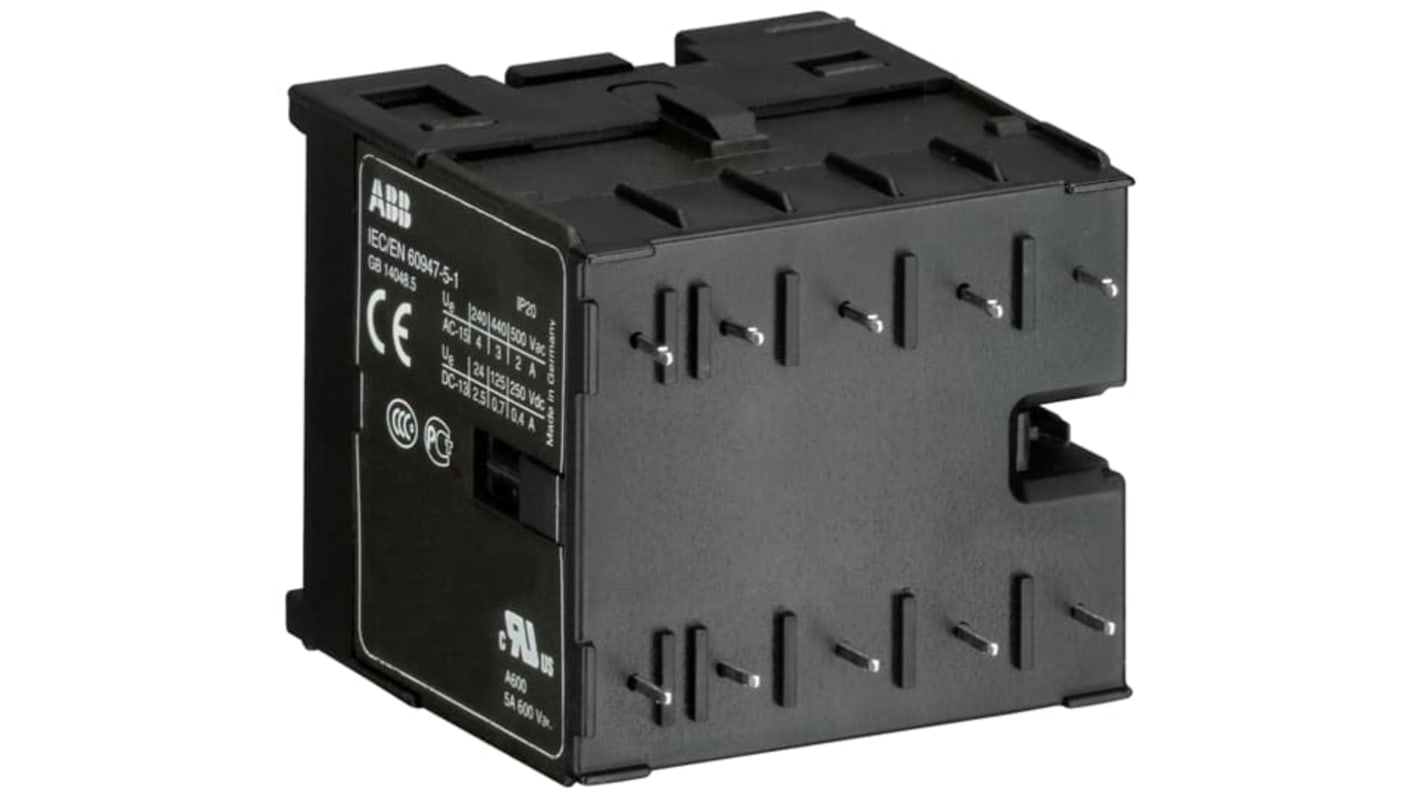 ABB Contactor Relay, 4 A, 4NO