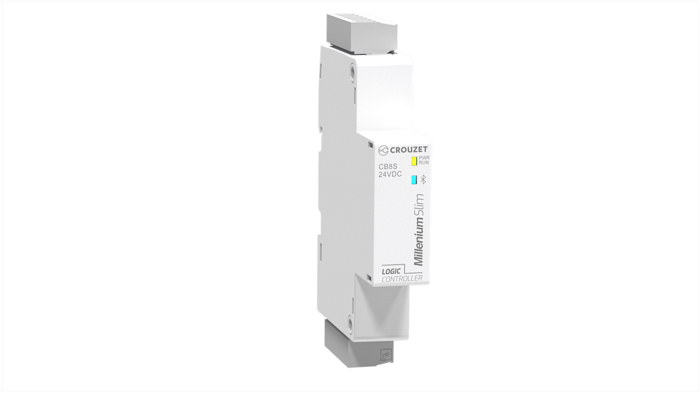 Crouzet Millenium Slim Series Logic Controller for Use with Control Panel, 24 V DC Supply, Transistor Output, 4-Input,