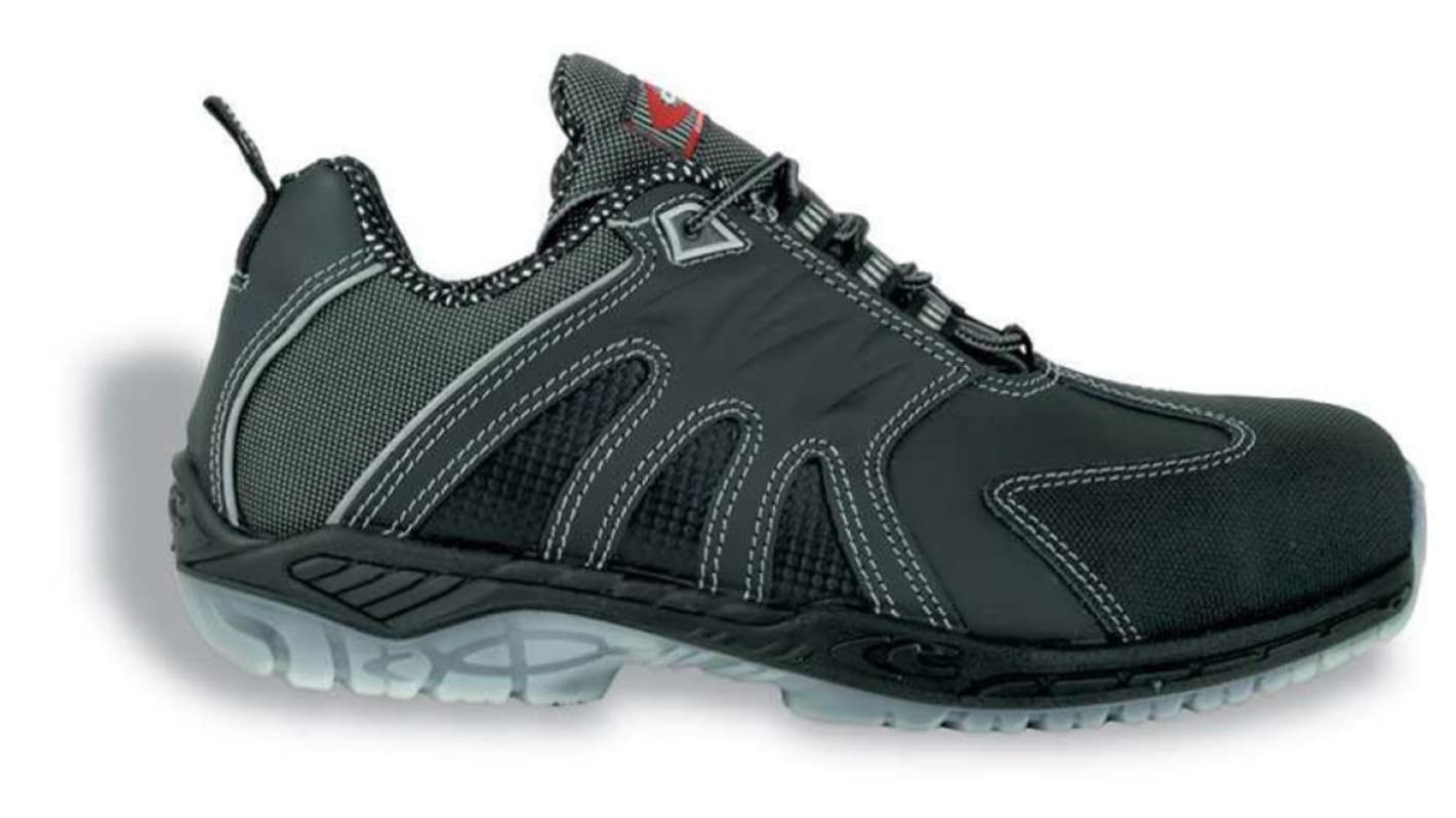 Scarpe sportive antinfortunistiche Cofra 30161-000, Uomo tg. 46, col. Nero, con puntale di sicurezza