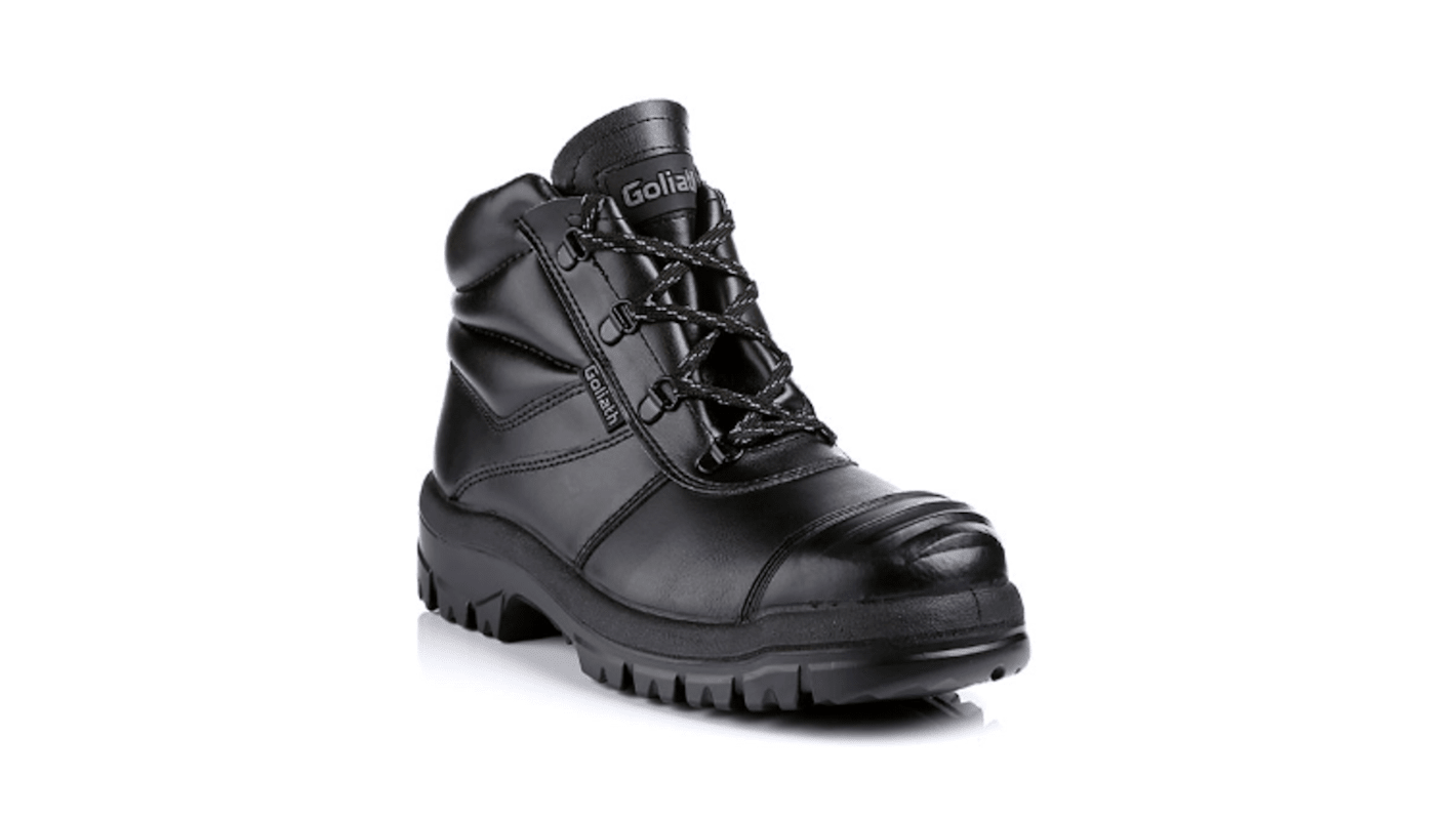 Goliath EL170DDR Black Steel Toe Capped Men's Safety Boots, UK 7, EU 41