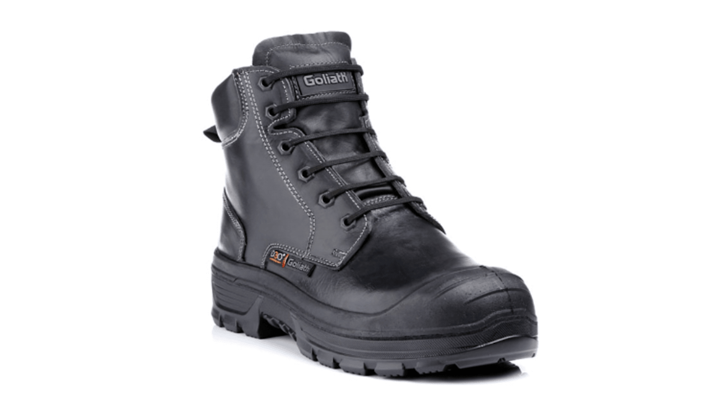 F2AR133808 Goliath F2AR1338 Black Aluminium Toe Capped Men's Safety Boots, UK 8, EU 42 RS