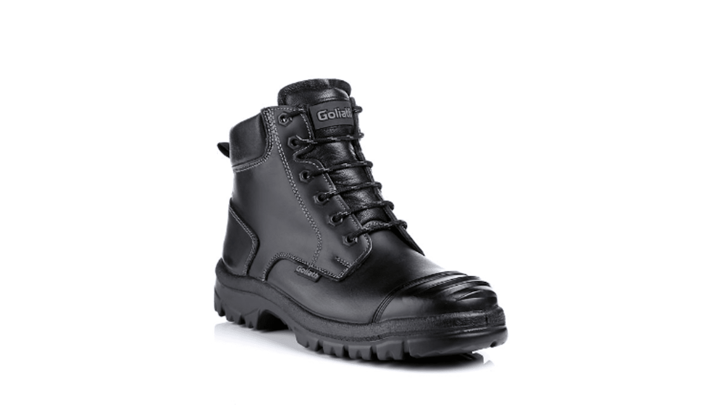 Goliath SDR10CSI Black Steel Toe Capped Men's Safety Boots, UK 7, EU 40