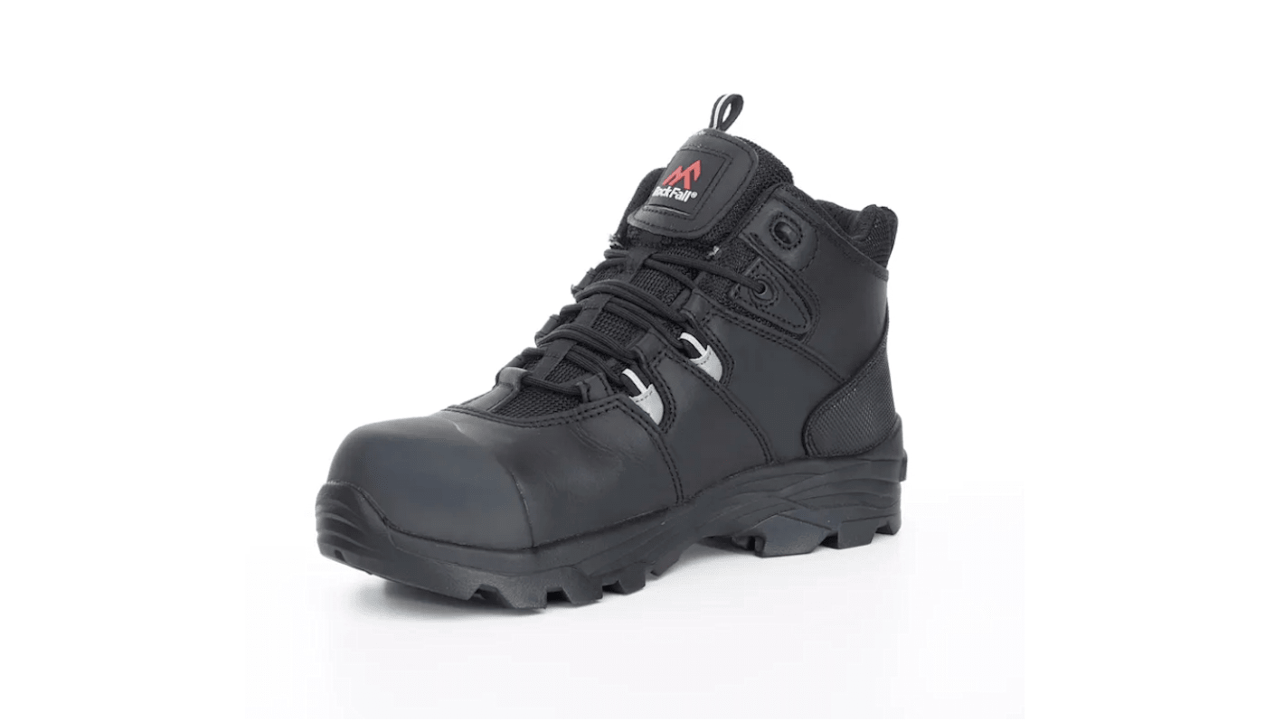 Rockfall Rhyolite - TC3000 Black Fibreglass Toe Capped Men's Safety Boots, UK 10, EU 44