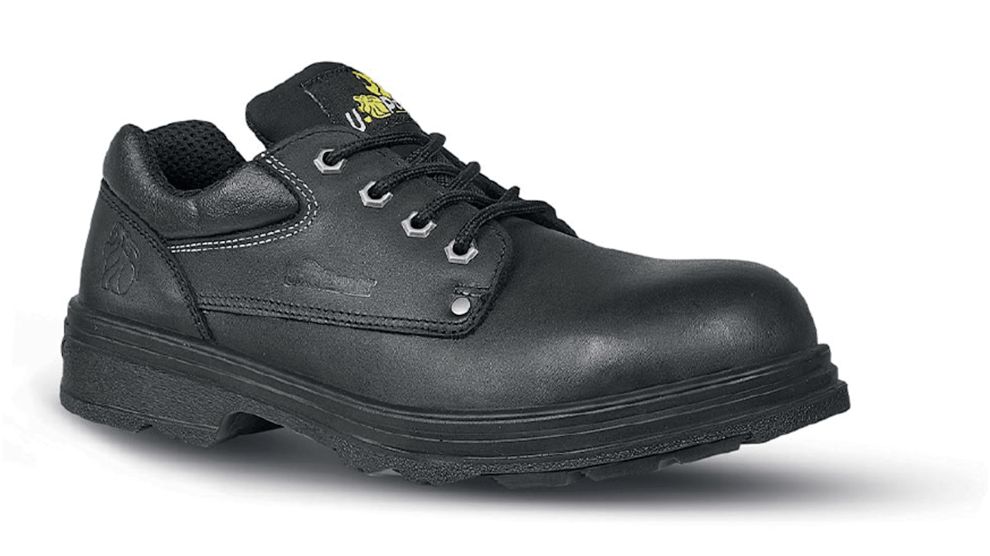 UPower UM20013 Unisex Black Composite Toe Capped Safety Shoes, UK 9, EU 43