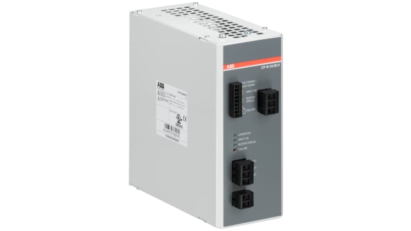 Modulo buffer ABB, ingresso 24V cc, uscita 24V cc, Montaggio su guida DIN