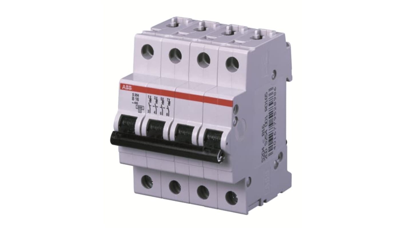 ABB System Pro M Compact S200 MCB, 4P, 50A, Type Z