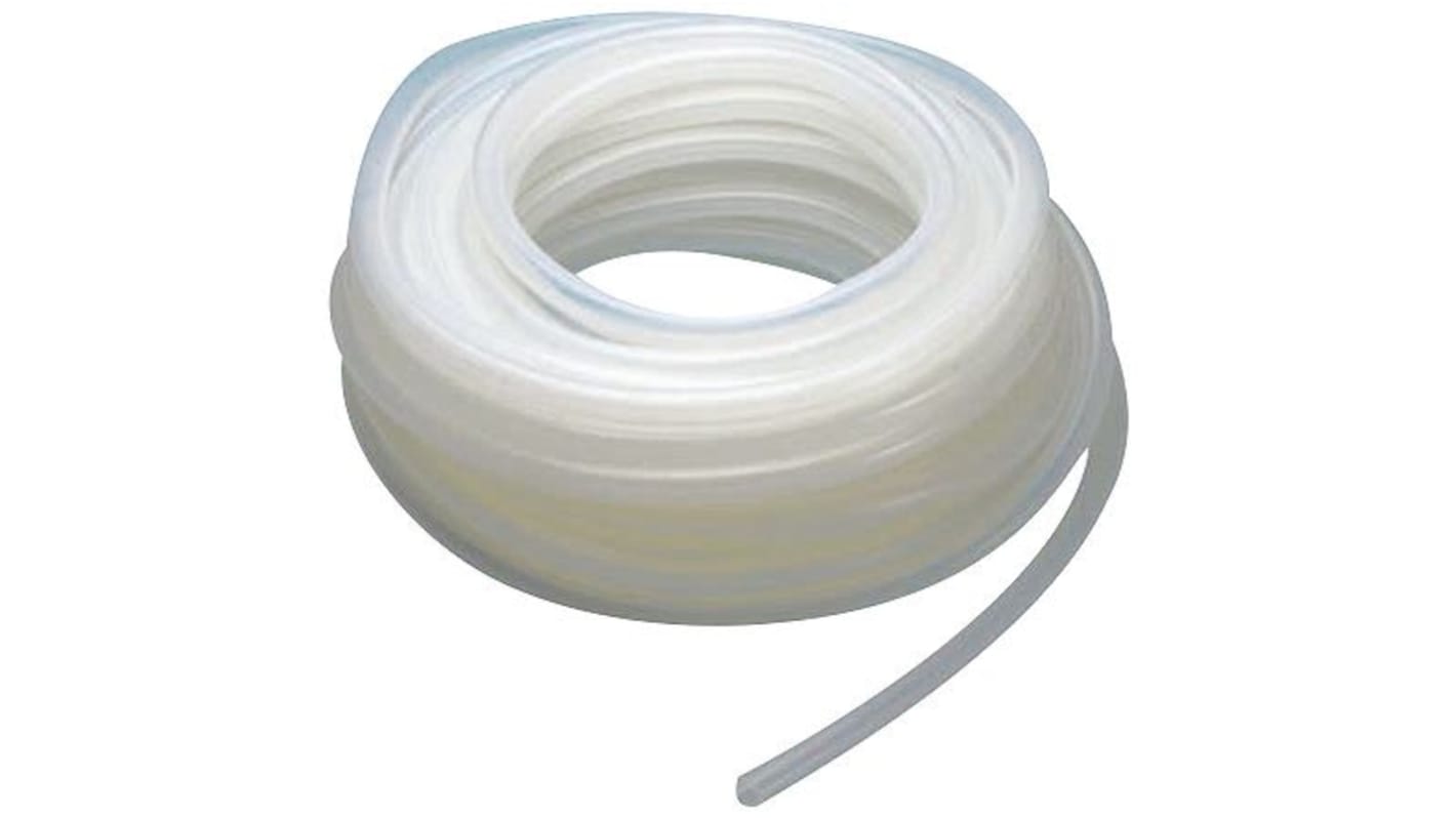 Tubo flexible Saint Gobain de Silicona Translúcido, long. 25m, Ø int. 4mm, para Laboratorios