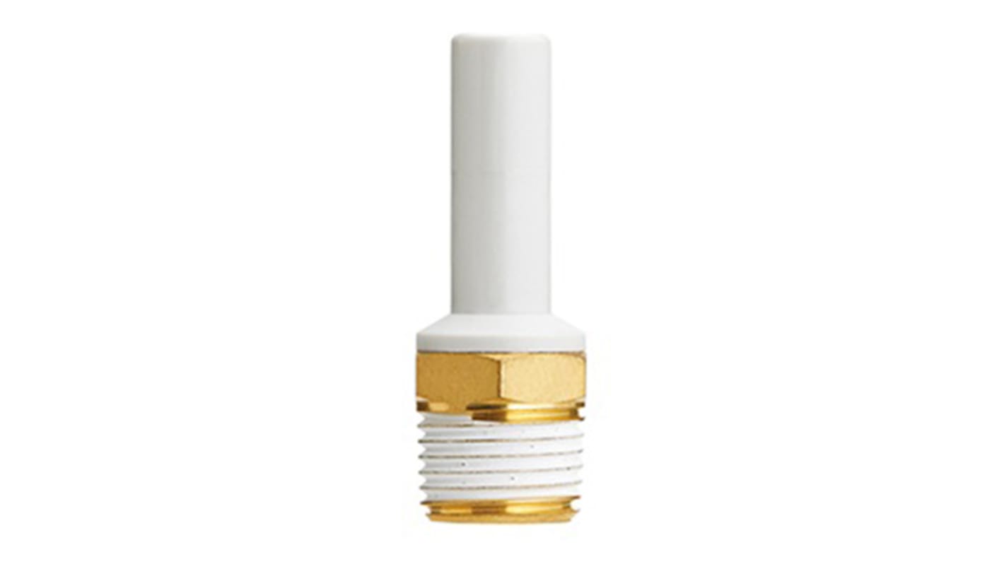 SMC KQ2N Series Straight Tube-to-Tube Adaptor, Push In 6 mm to Push In 6 mm