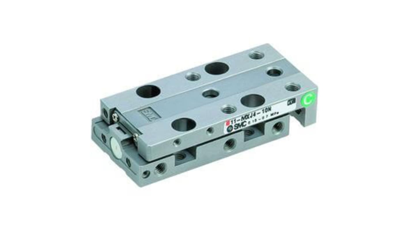 SMC Pneumatic Guided Cylinder - 6mm Bore, 15mm Stroke, MXJ Series, Double Acting