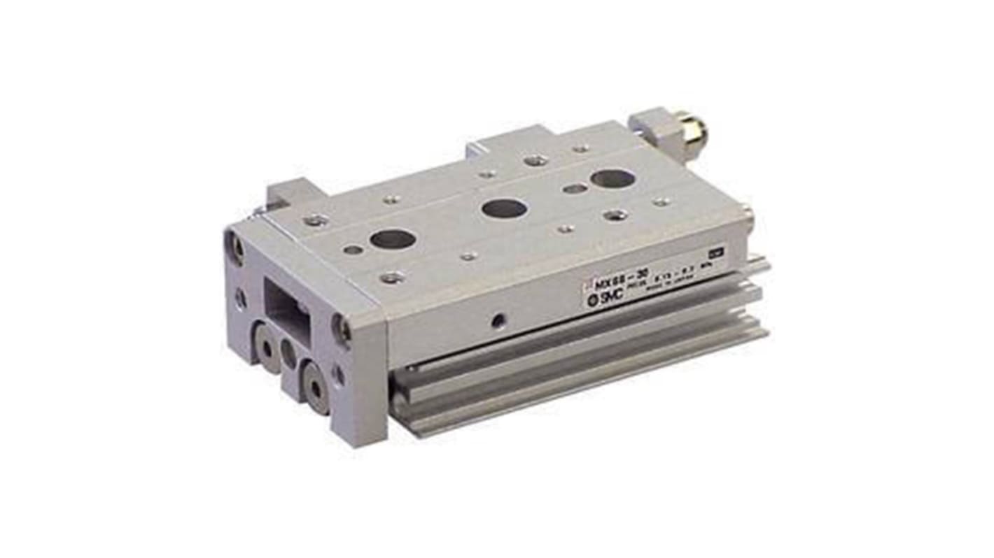 SMC Pneumatic Guided Cylinder - 12mm Bore, 100mm Stroke, MXS Series, Double Acting