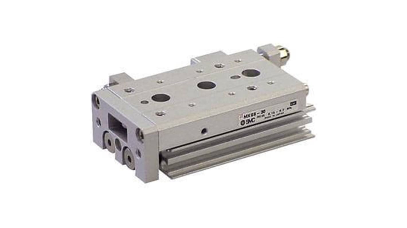 SMC Pneumatic Guided Cylinder - 12mm Bore, 75mm Stroke, MXS Series, Double Acting