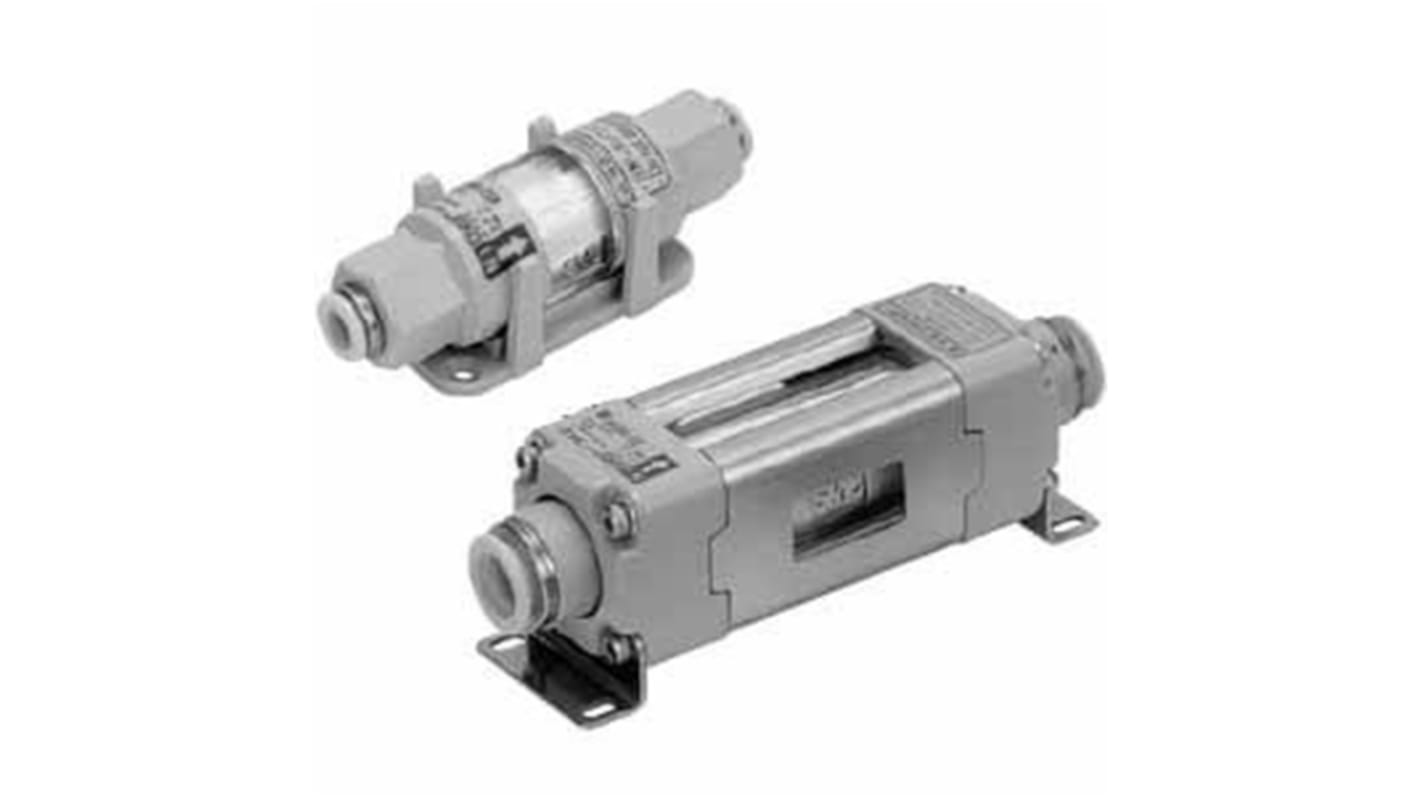 SMC SFD Pneumatik-Filter, 100l/min max., Anschluss Steckanschluss 6 mm