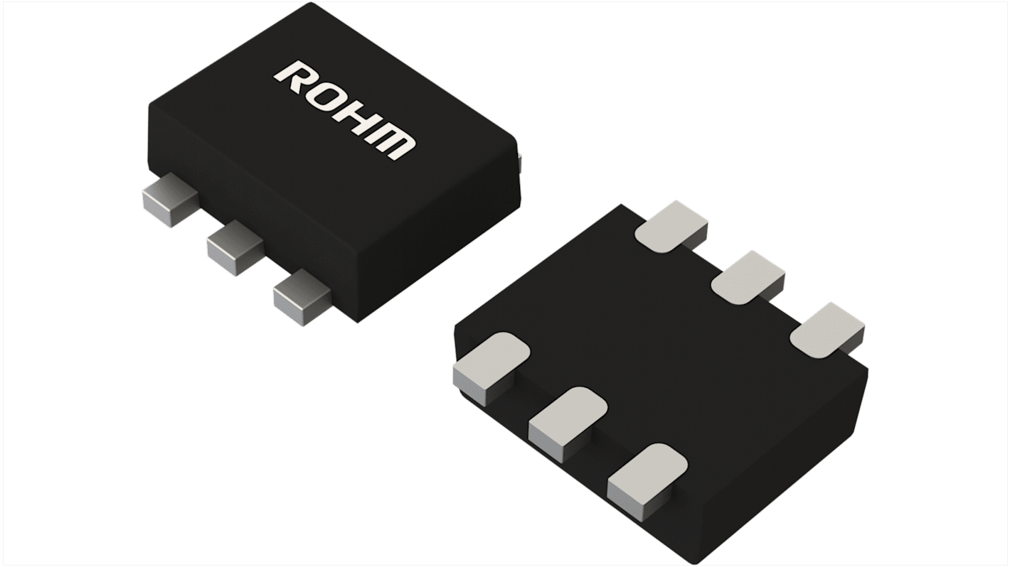 ROHM EMB60T2R Dual PNP/PNP Digital Transistor, 100 mA, -50 V, 6-Pin EMY6