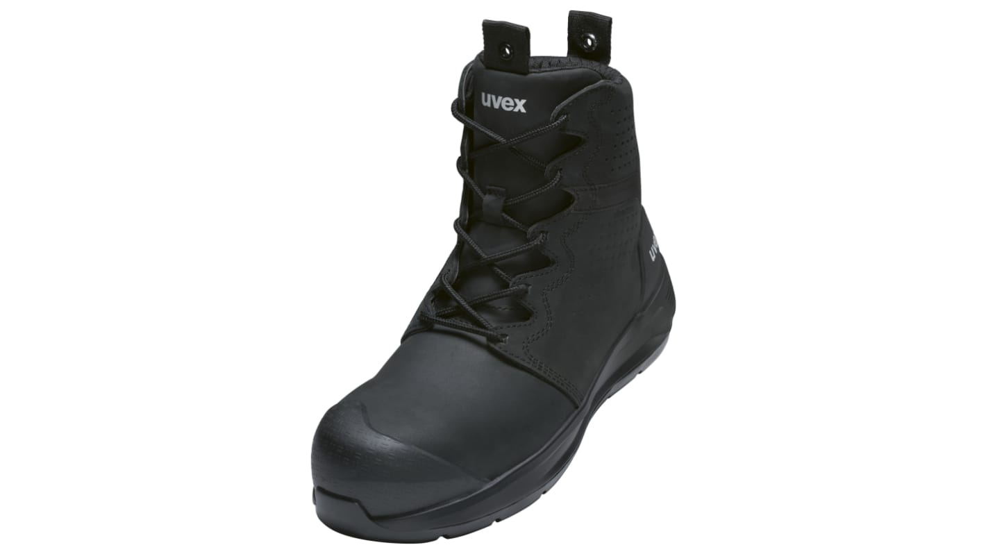 Uvex Uvex 3 x-flow Black Unisex Safety Boots, UK 8, EU 42