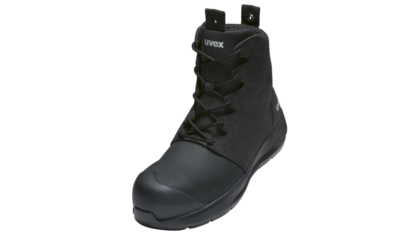 Botas de seguridad Uvex, serie Uvex 3 x-flow de color Negro, talla 39