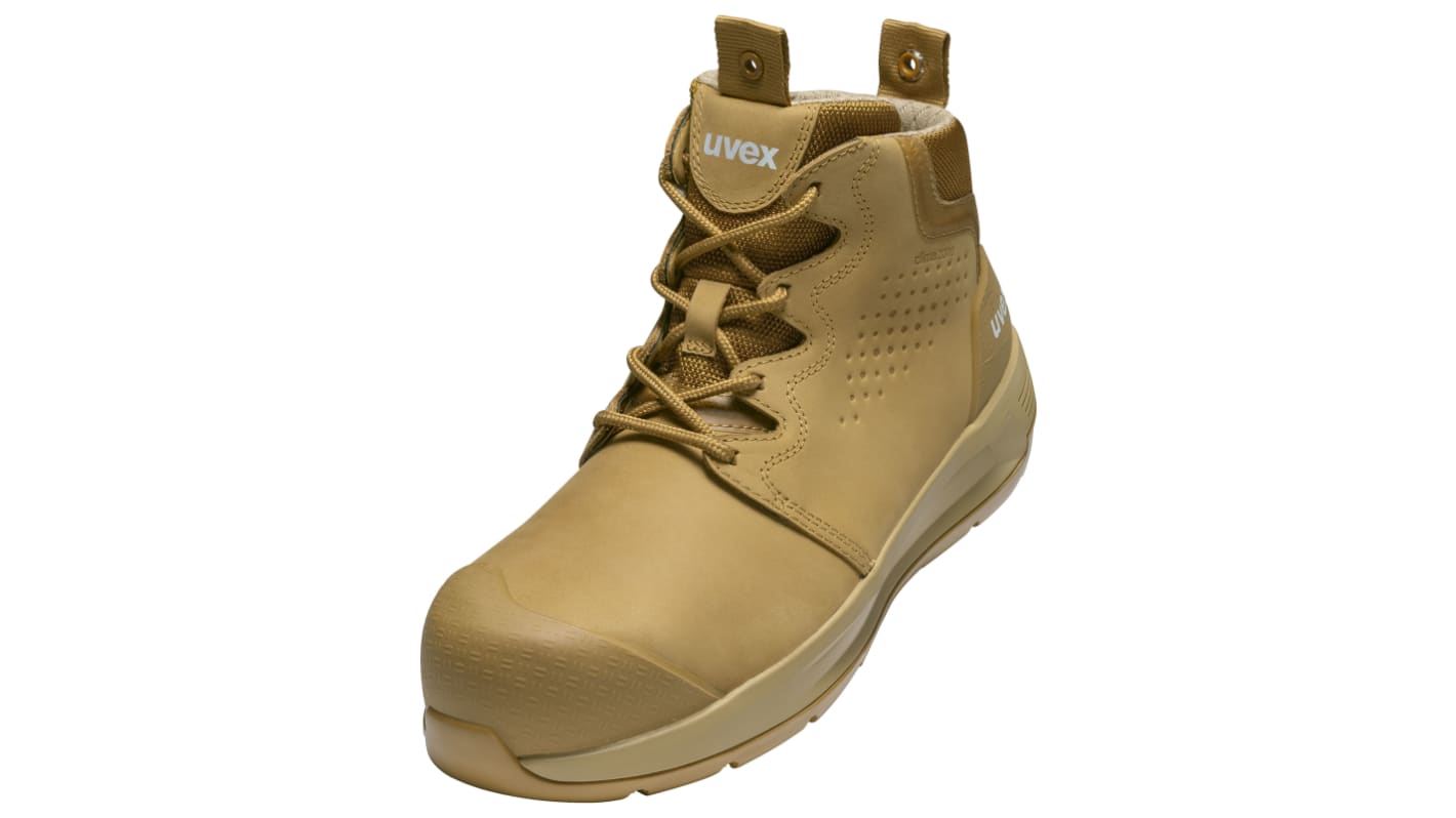 Uvex Uvex 3 x-flow Tan Unisex Safety Boots, UK 9, EU 43