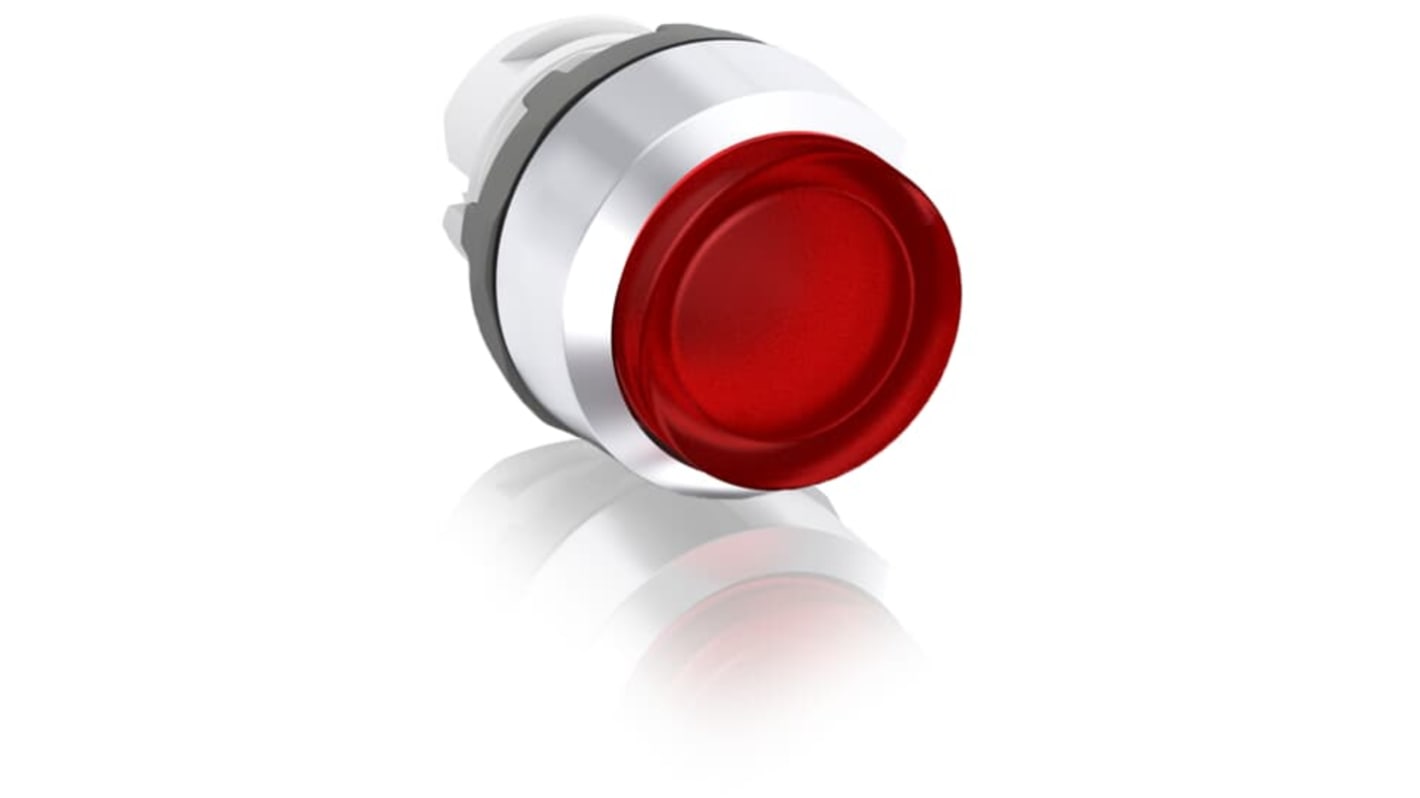 ABB MP3 Series Red Momentary Push Button Head, 22.5mm Cutout