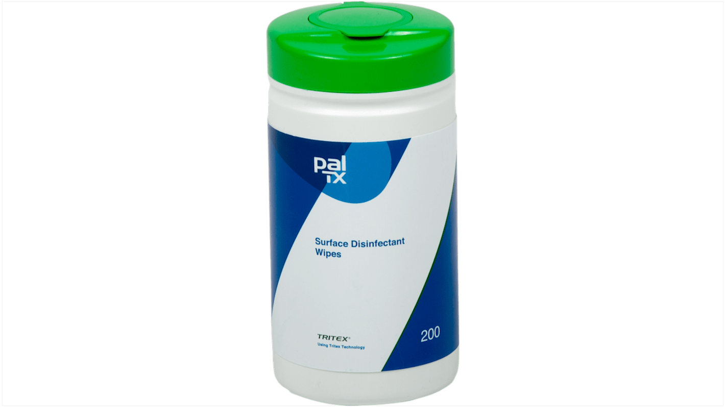 PAL TX Wet Disinfectant Wipes, Canister of 200